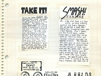 ANGRY SAMOANS Metal Mike Scrapbook 1982 – P.J. Galligan on Lead Guitar Page 14